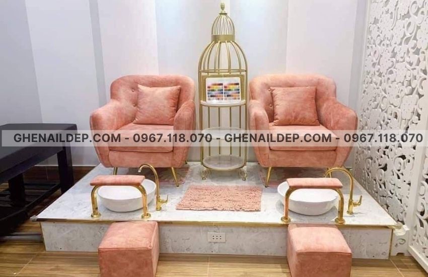 mẫu ghế nail sofa