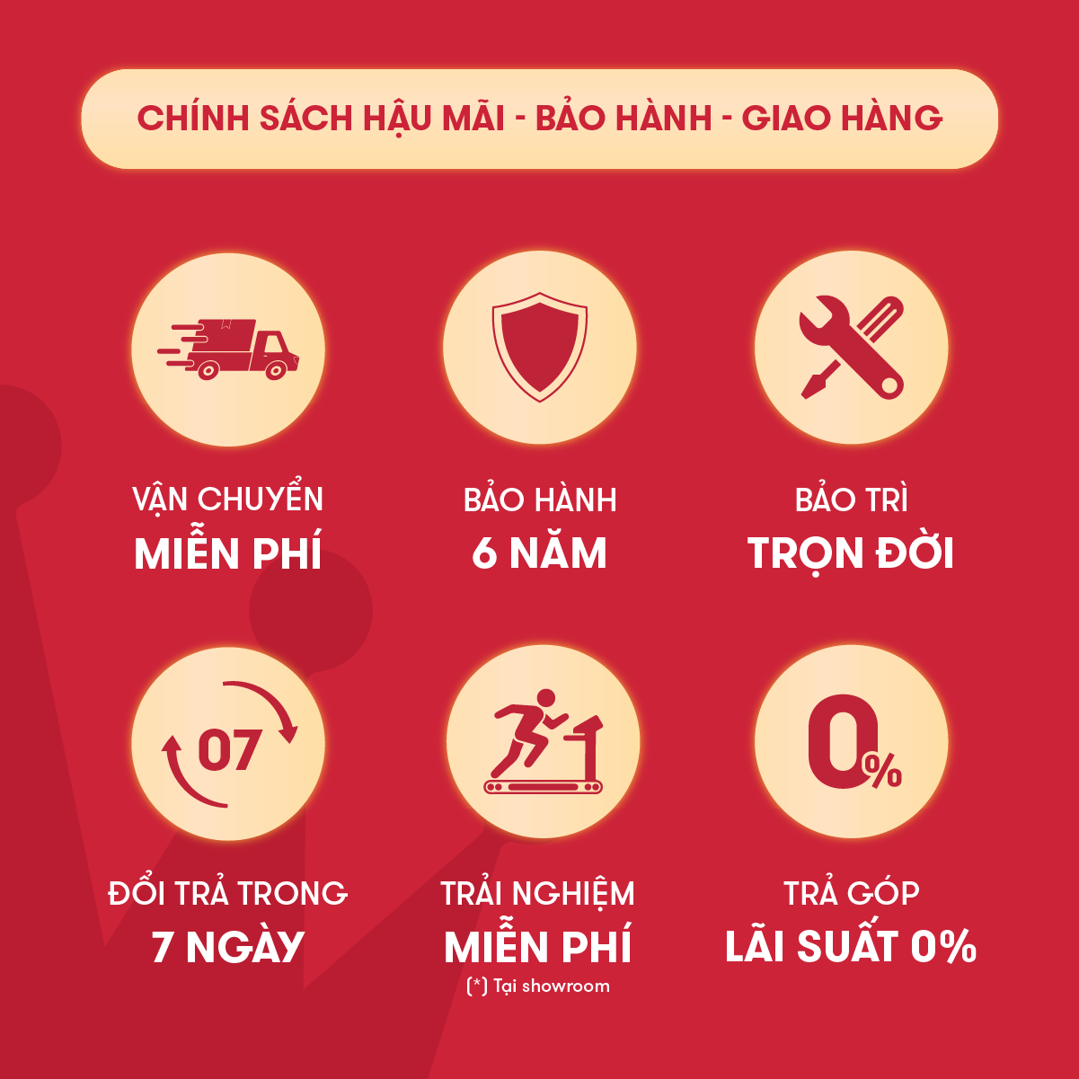 Chính sách bảo hành - hậy mãi chuẩn 5 sao của Atochi