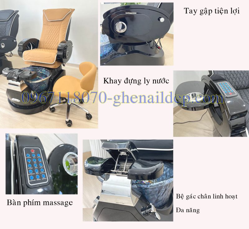 NỘI THẤT NAIL ĐẸP TẠI HÀ NỘI ! MẪU GHẾ NAIL ĐẸP - GIƯỜNG GỘI - GHẾ MASSGAGE CHÂN-BÀN NAIL-GHẾ FOOT-BÀN GHẾ SOFA MỚI NHẤT.