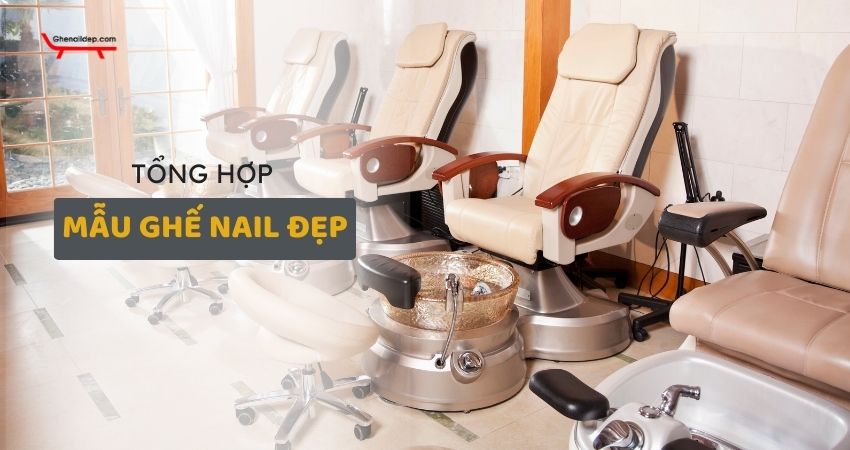 Mẫu ghế làm nail đẹp