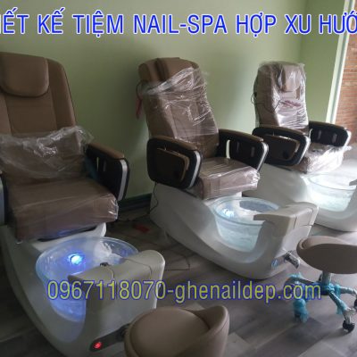 MÔ HÌNH THIẾT KẾ TIỆM NAIL – SPA NAIL- BEAUTY SPA- THẢM MỸ HIỆN ĐẠI HỢP XU HƯỚNG