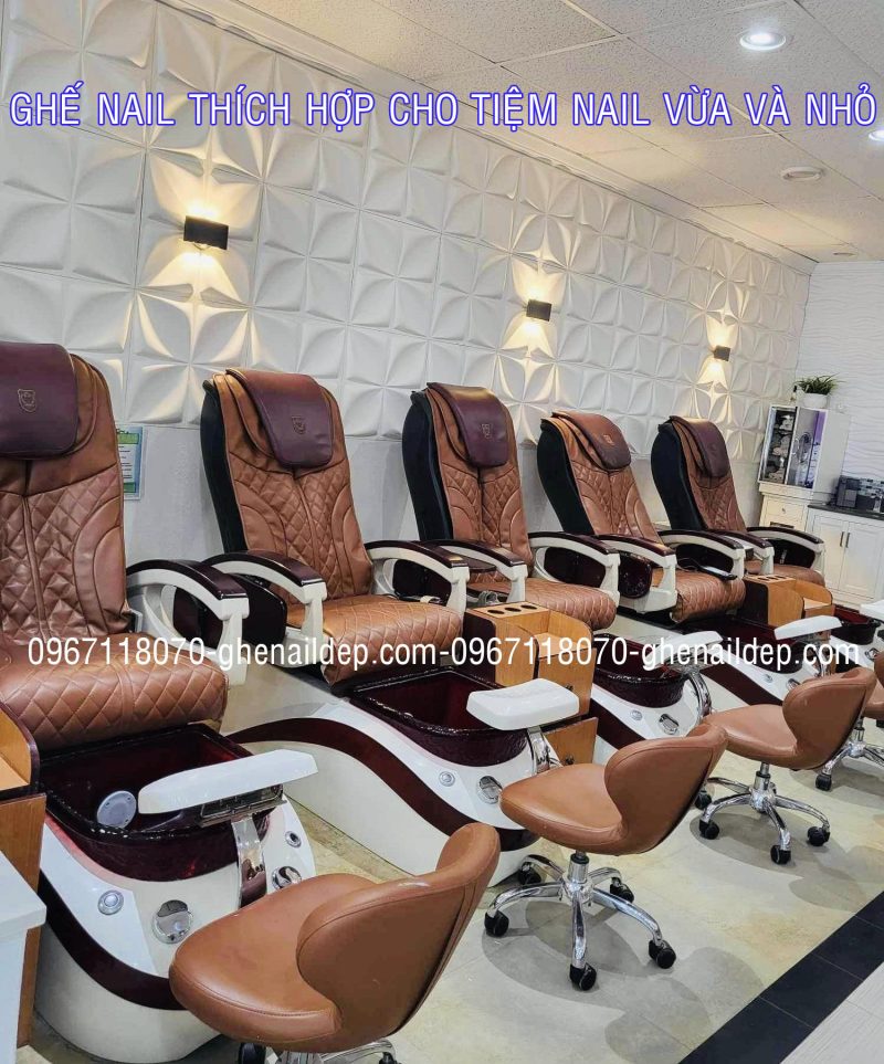 LỰA CHỌN GHẾ NAIL PHÙ HỢP CHO TIỆM NAIL VỪA VÀ NHỎ