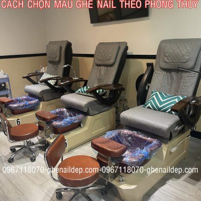 BÍ QUYẾT CHỌN MÀU GHẾ NAIL, NAIL-SPA THEO PHONG THỦY CHO TIỆM NAIL, NAIL-SPA