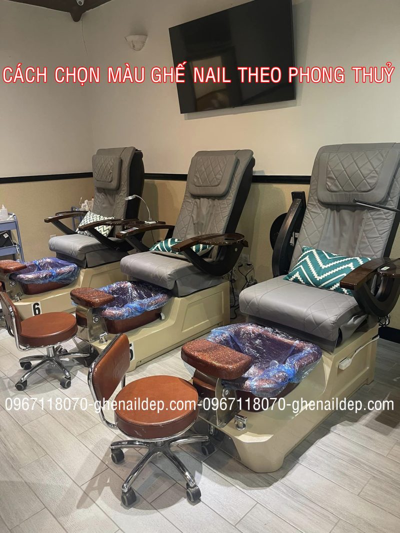 BÍ QUYẾT CHỌN MÀU GHẾ NAIL, NAIL-SPA THEO PHONG THỦY CHO TIỆM NAIL, NAIL-SPA