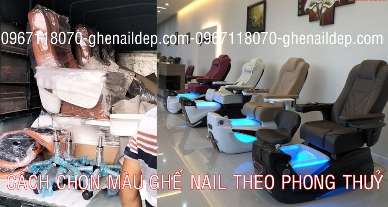 BÍ QUYẾT CHỌN MÀU GHẾ NAIL, NAIL-SPA THEO PHONG THỦY CHO TIỆM NAIL, NAIL-SPA