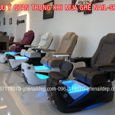 NHỮNG LƯU Ý QUAN TRỌNG KHI CHỌN MUA GHẾ NAIL CHO TIỆM NAIL-SPA