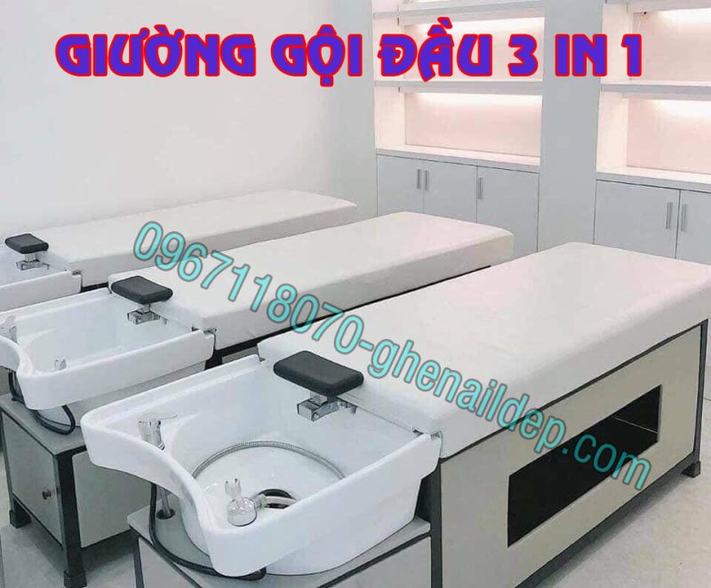 ĐƠN VỊ THIẾT KẾ GIƯỜNG GỘI ĐẦU 3IN1 ĐẸP NHẤT TẠI HÀ NỘI